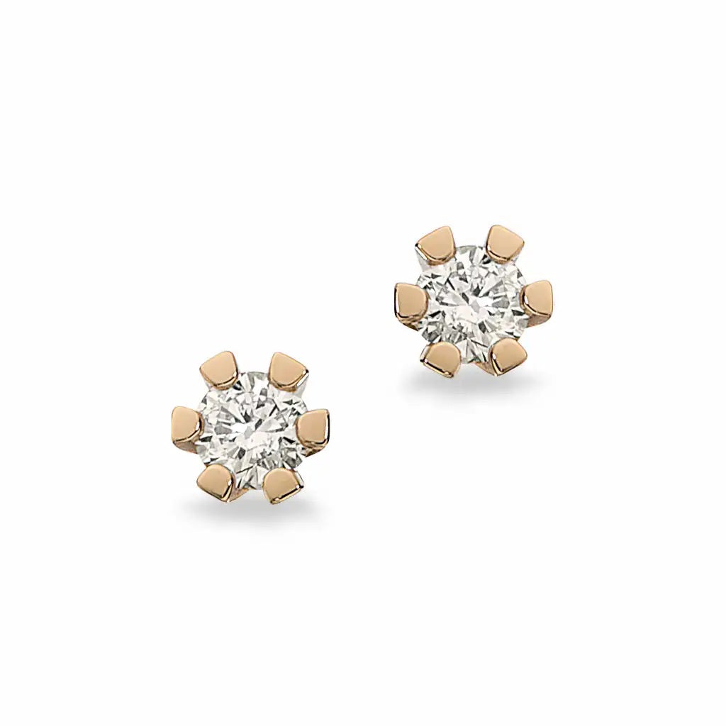 Vida - Guld øreringe med diamanter 0,15ct - 1813,15
