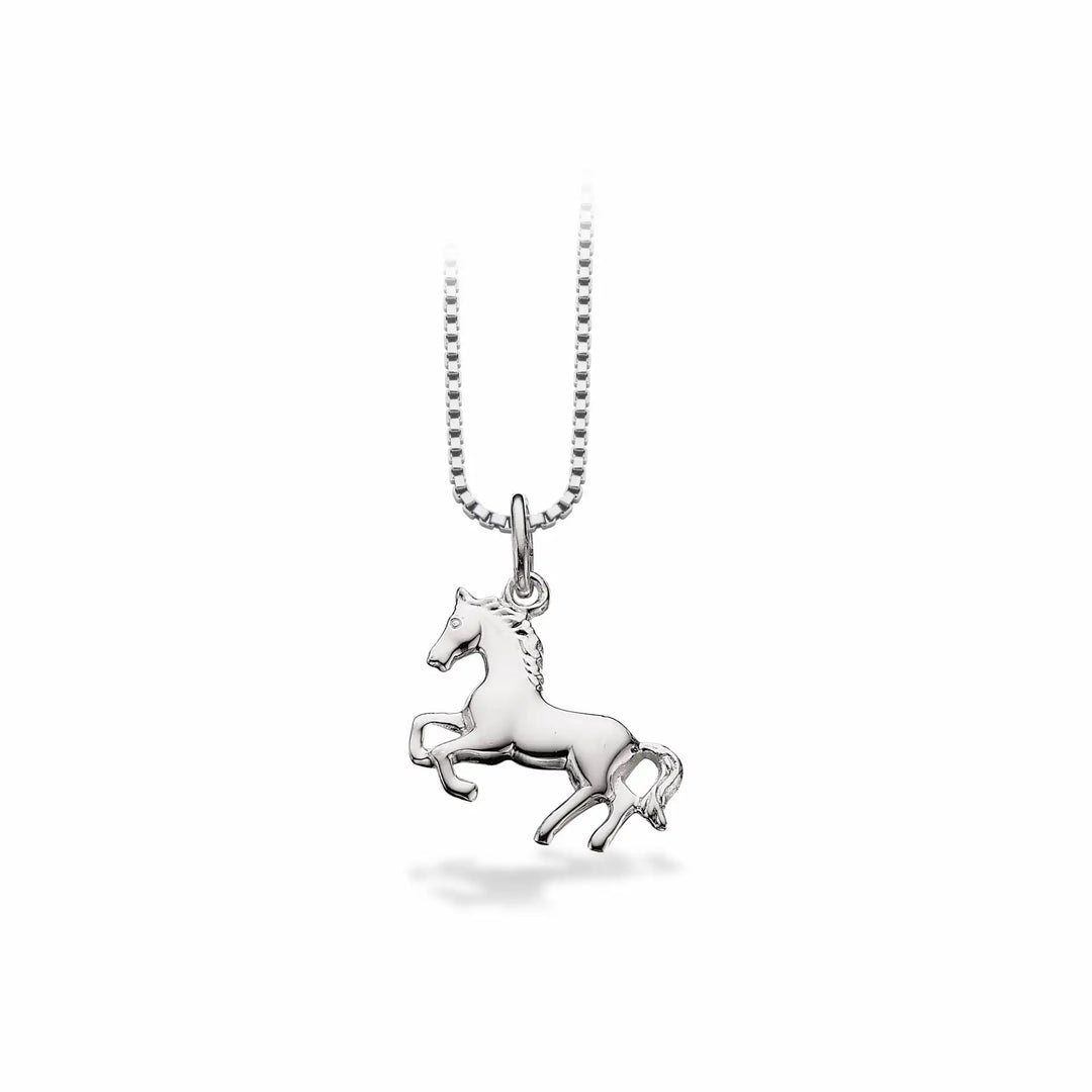 Scrouples - Sølv halskæde med heste vedhæng - 201332
