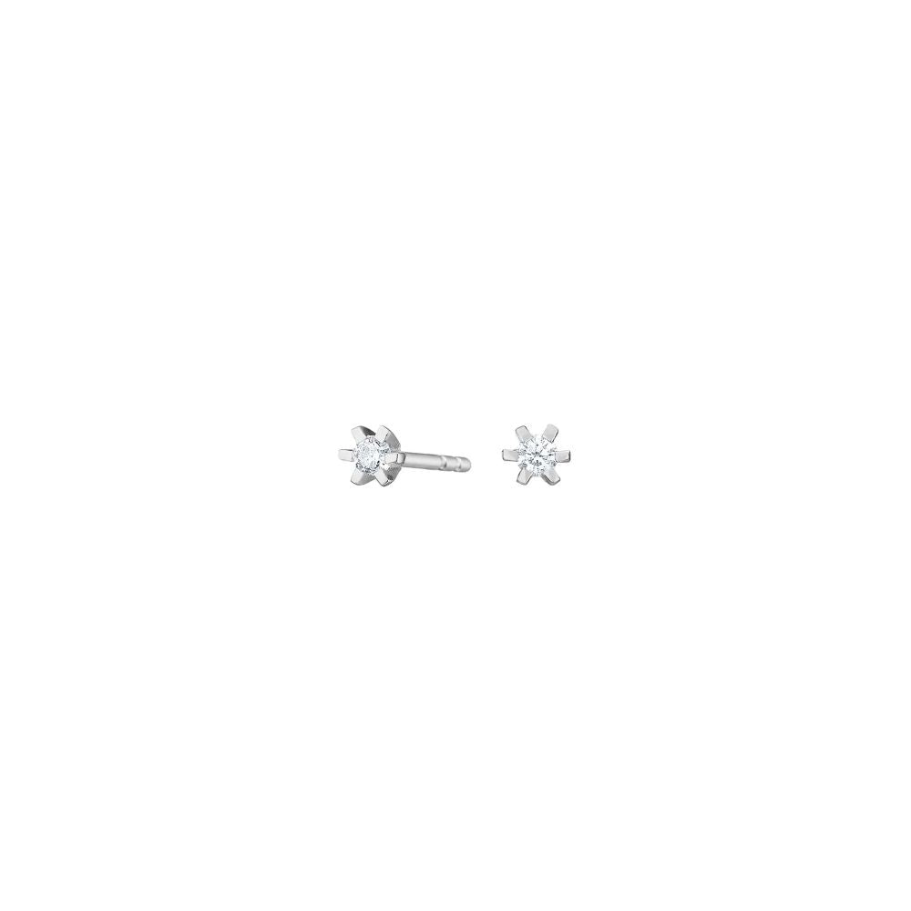 Nordahl - Sølv ørestikker med klar sten 2,5mm - 30161620900