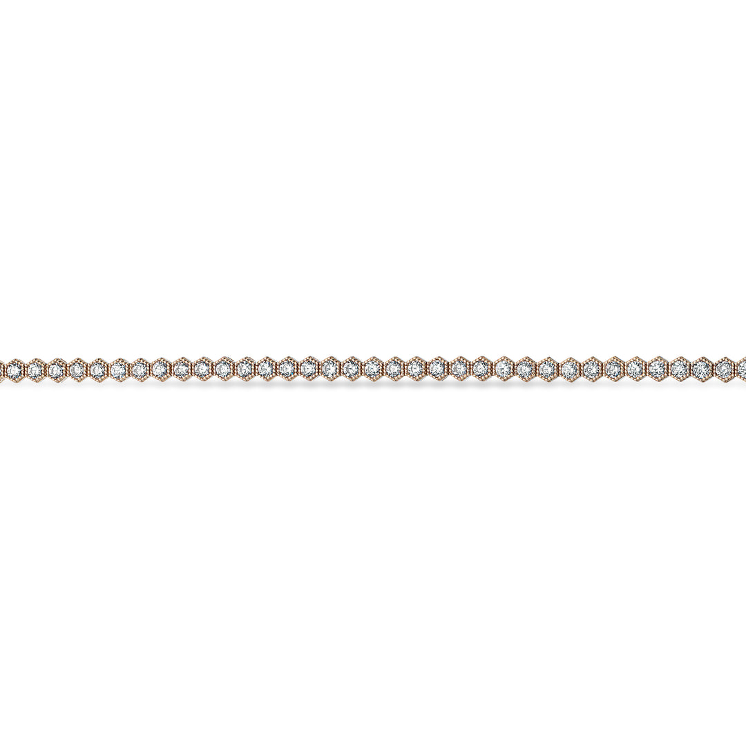 Scrouples - 8 Karats tennis armbånd med syntetiske sten - 601753