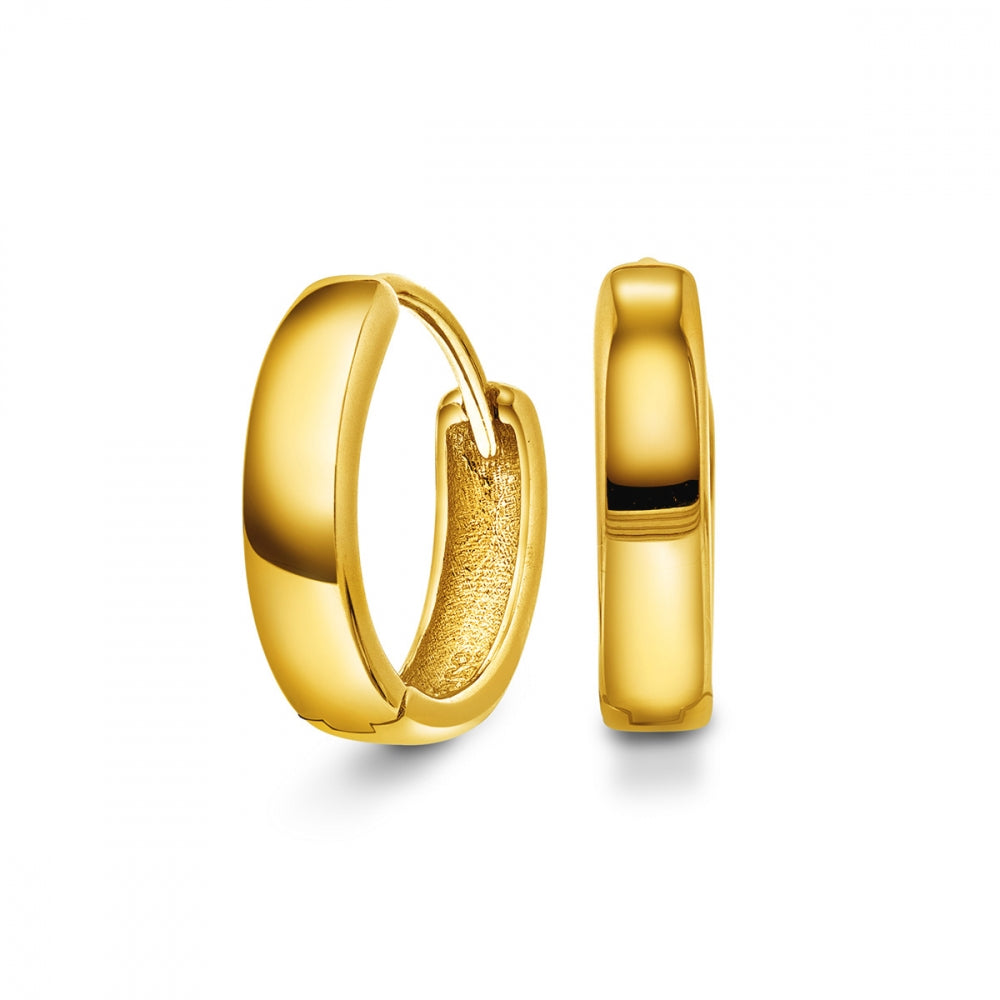 Arne Nordlie - Forgyldte sølv creoler, 16mm - 68708-02