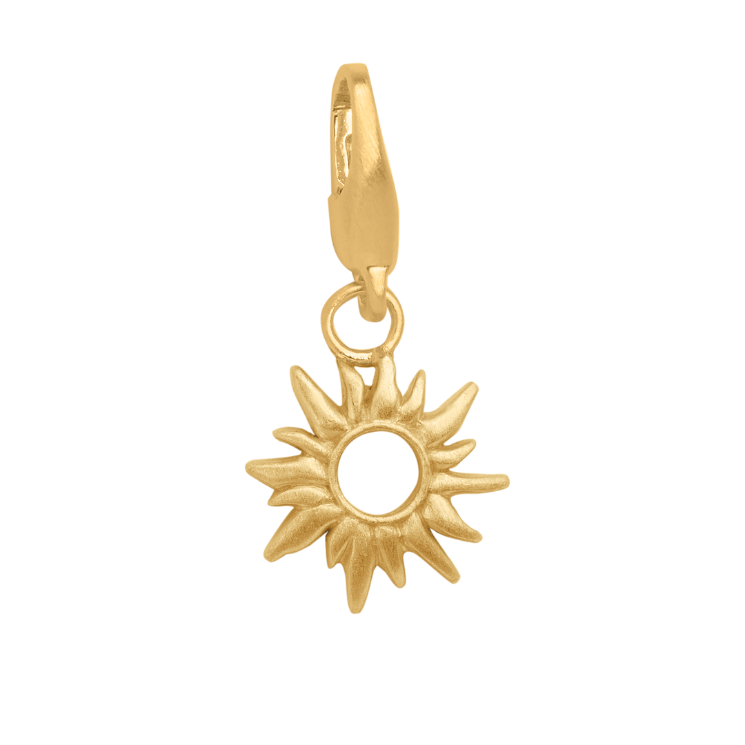 byBiehl - Sun wild vedhæng i forgyldt, 15mm - 7-4802-gp