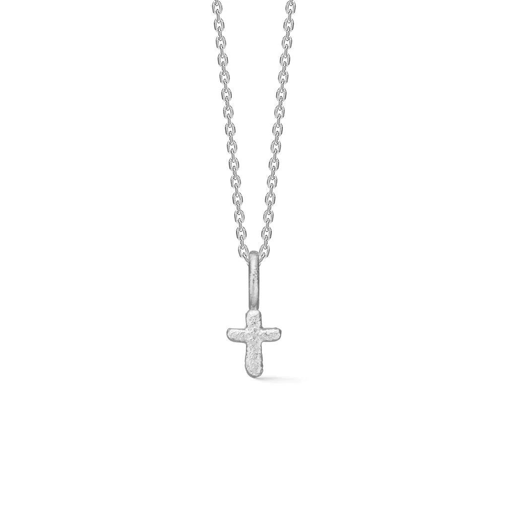 Studio Z - Faithful Cross halskæde i sølv - 7120358
