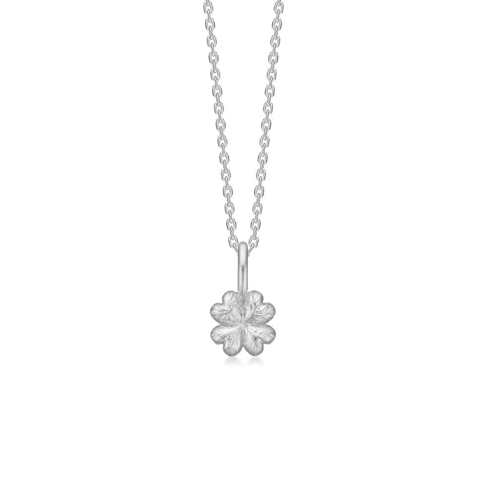Stuudio Z - Serene Clover halskæde i sølv med vedhæng - 7120359