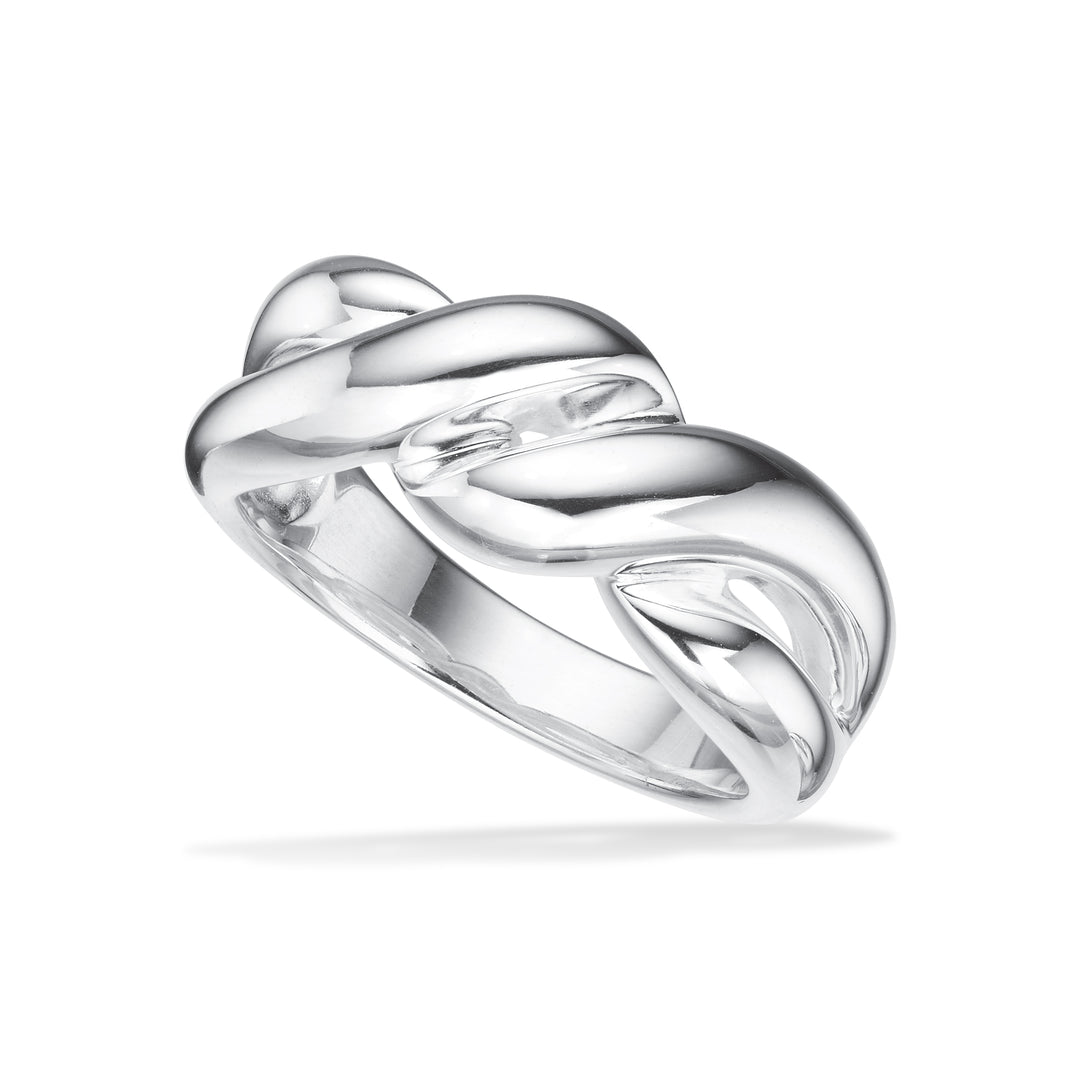 Scrouples - Sølv ring i flet design - 729802