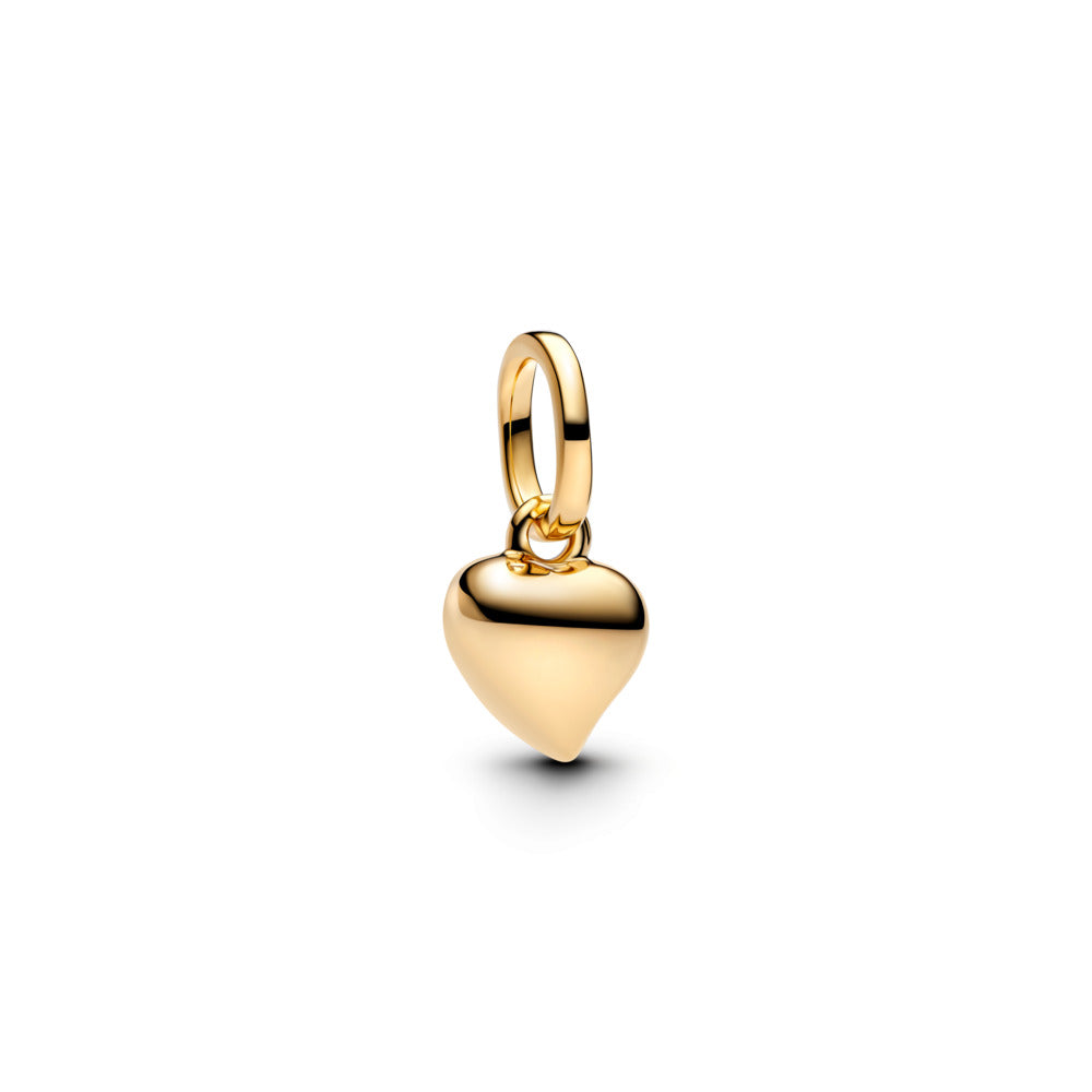 Pandora - Klassisk Hjerte charm i guldbelagt - 763691c00