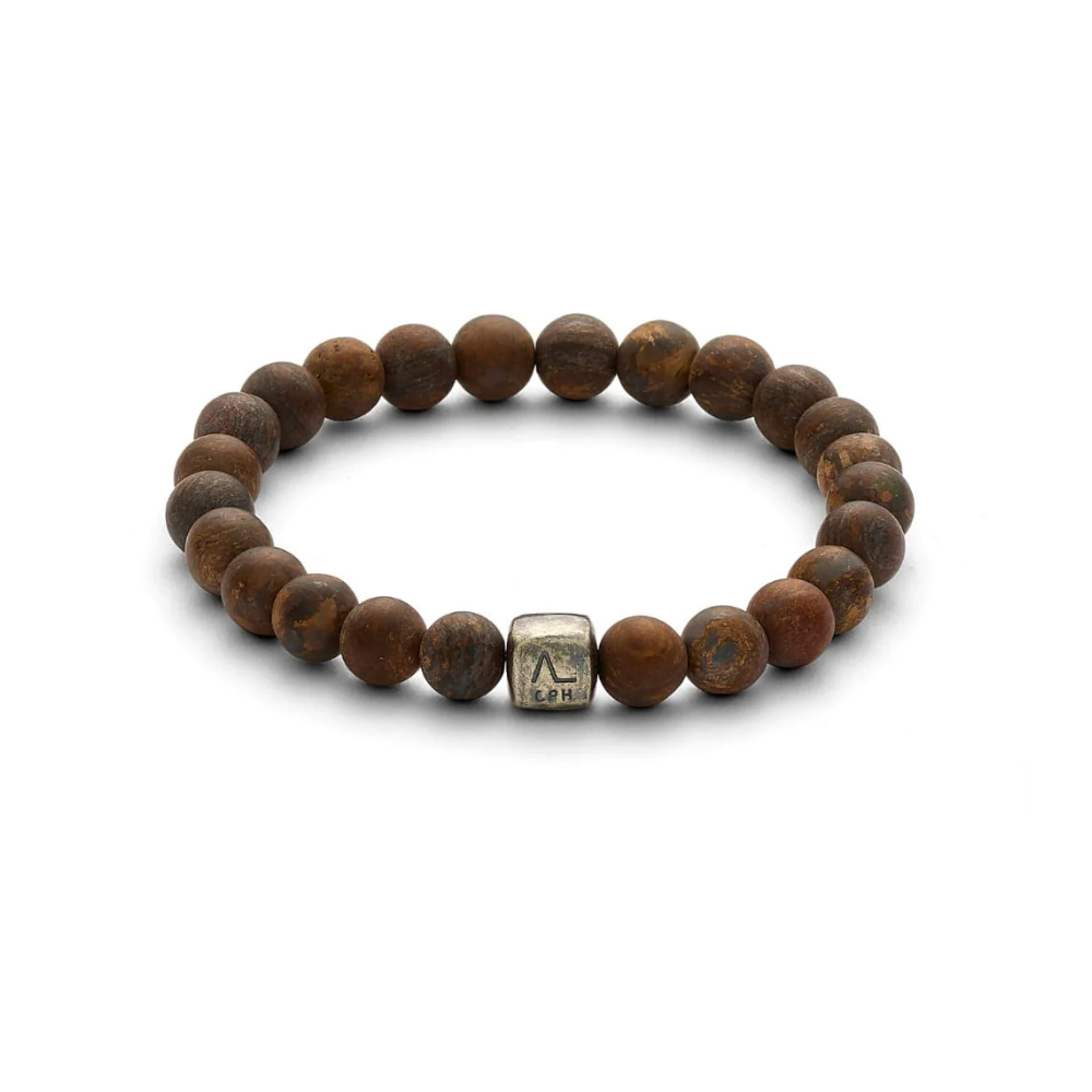 Alexander Lynggaard - Armbånd med grasberg sten, 8mm - c00740