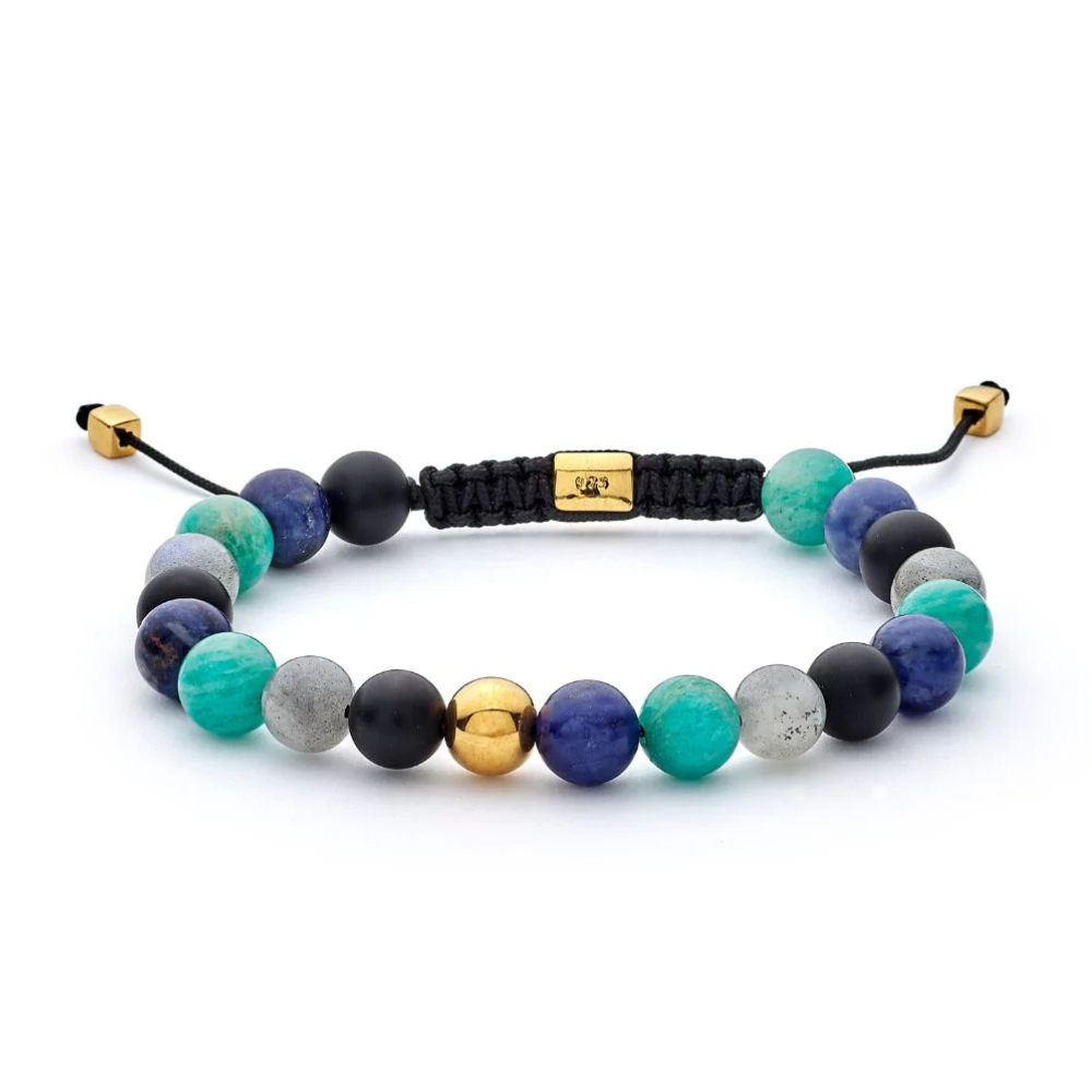Alexander Lynggaard - Knyttet Amsterdam armbånd, 8mm - B00123