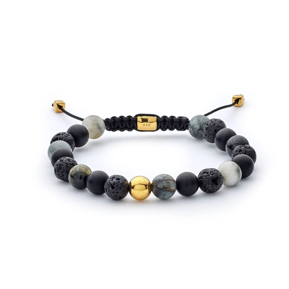Alexander Lynggaard - Knyttet Stockholm armbånd, 8mm - B00143