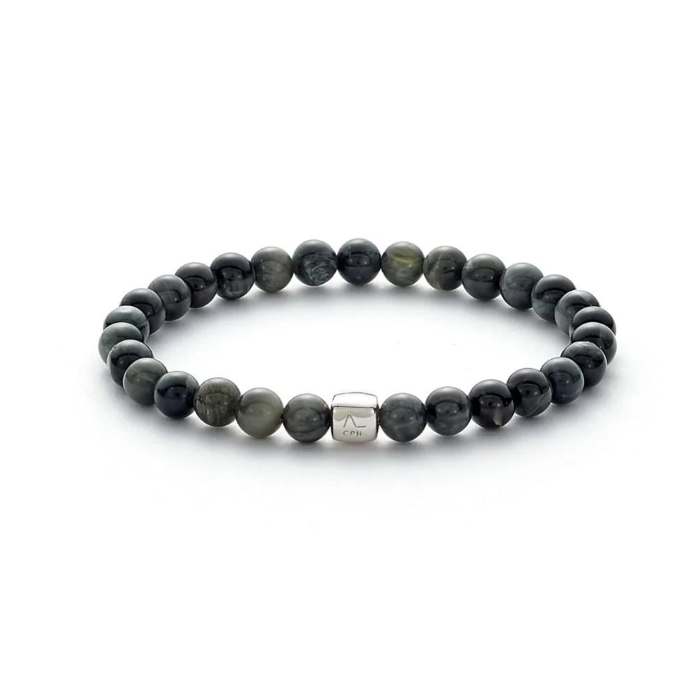 Alexander Lynggaard - Armbånd med eagle eye sten, 6mm - c00800
