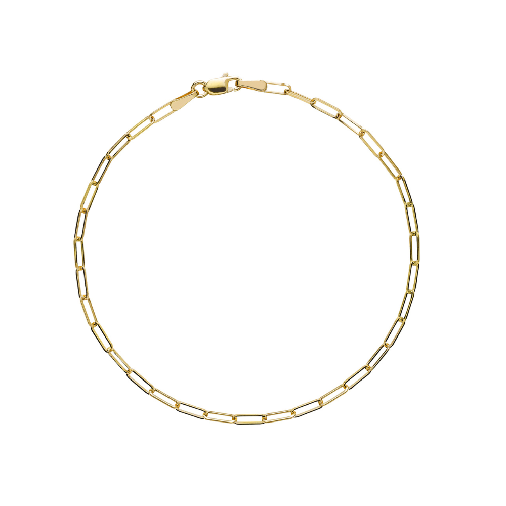 Lund Copenhagen - 9 karat guld armbånd med aflange led - 3011220