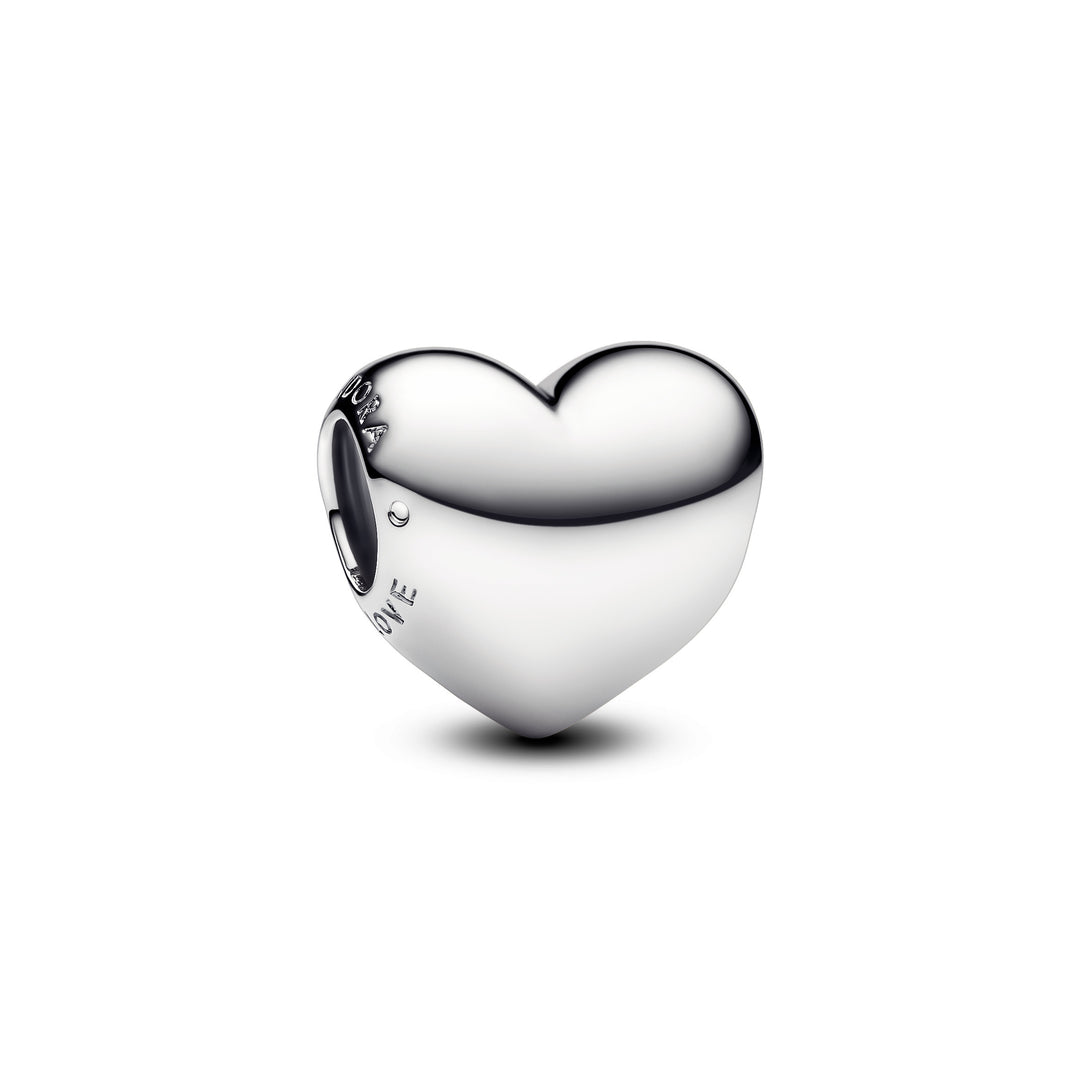 Pandora - Be Love hjerte i sølv til gravering - 793439c00