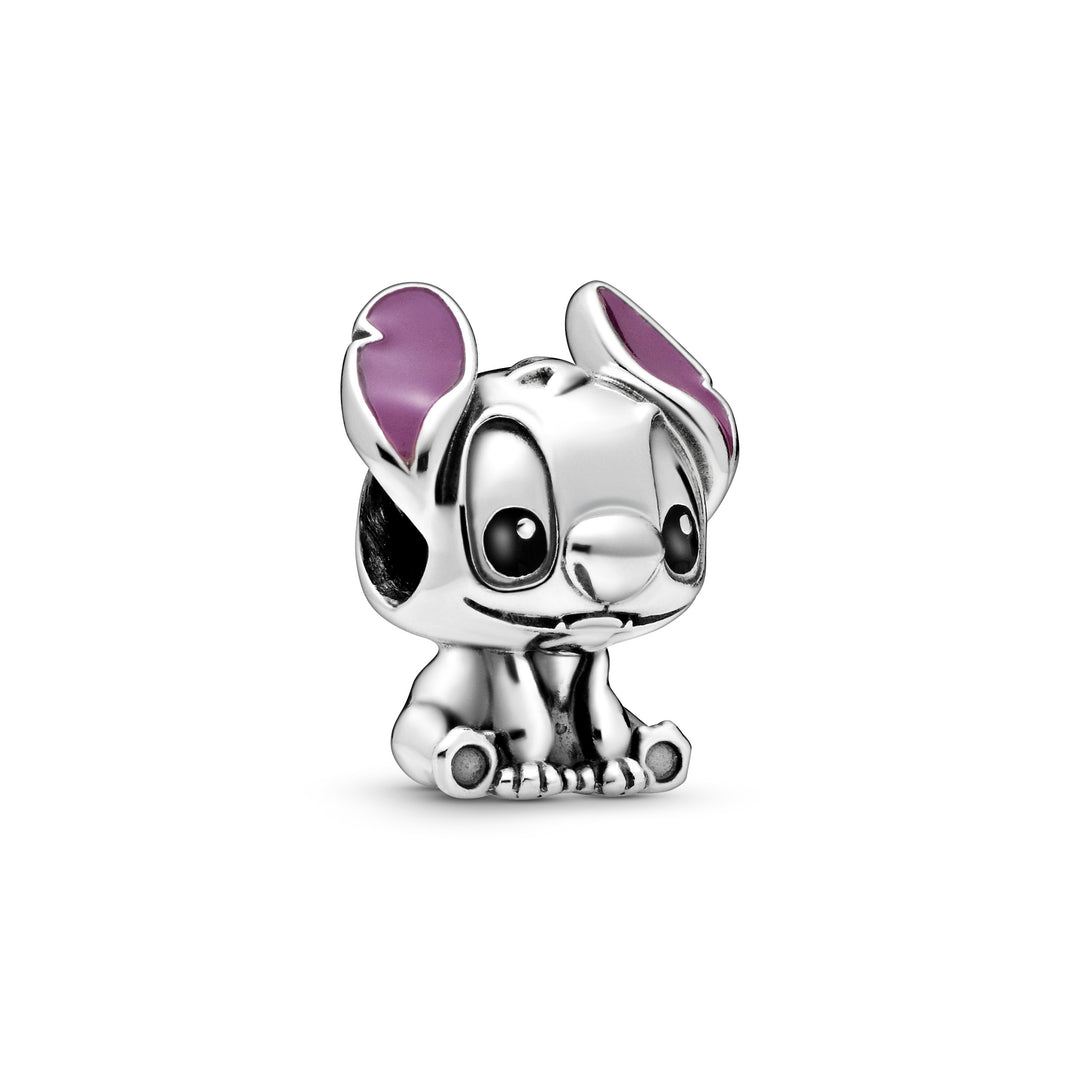 Pandora - Disney Stitch charm i sølv med lilla emalje - 798844c01