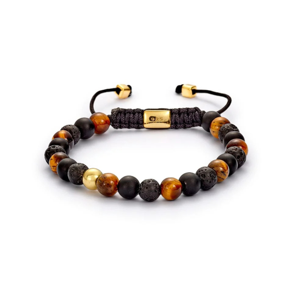 Alexander Lynggaard - Knyttet Los Angeles armbånd, 6mm - B00012