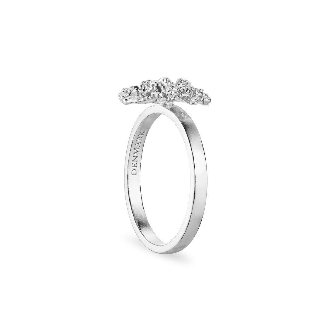 Flora Danica - Persille ring i sterling sølv - par-ri-s