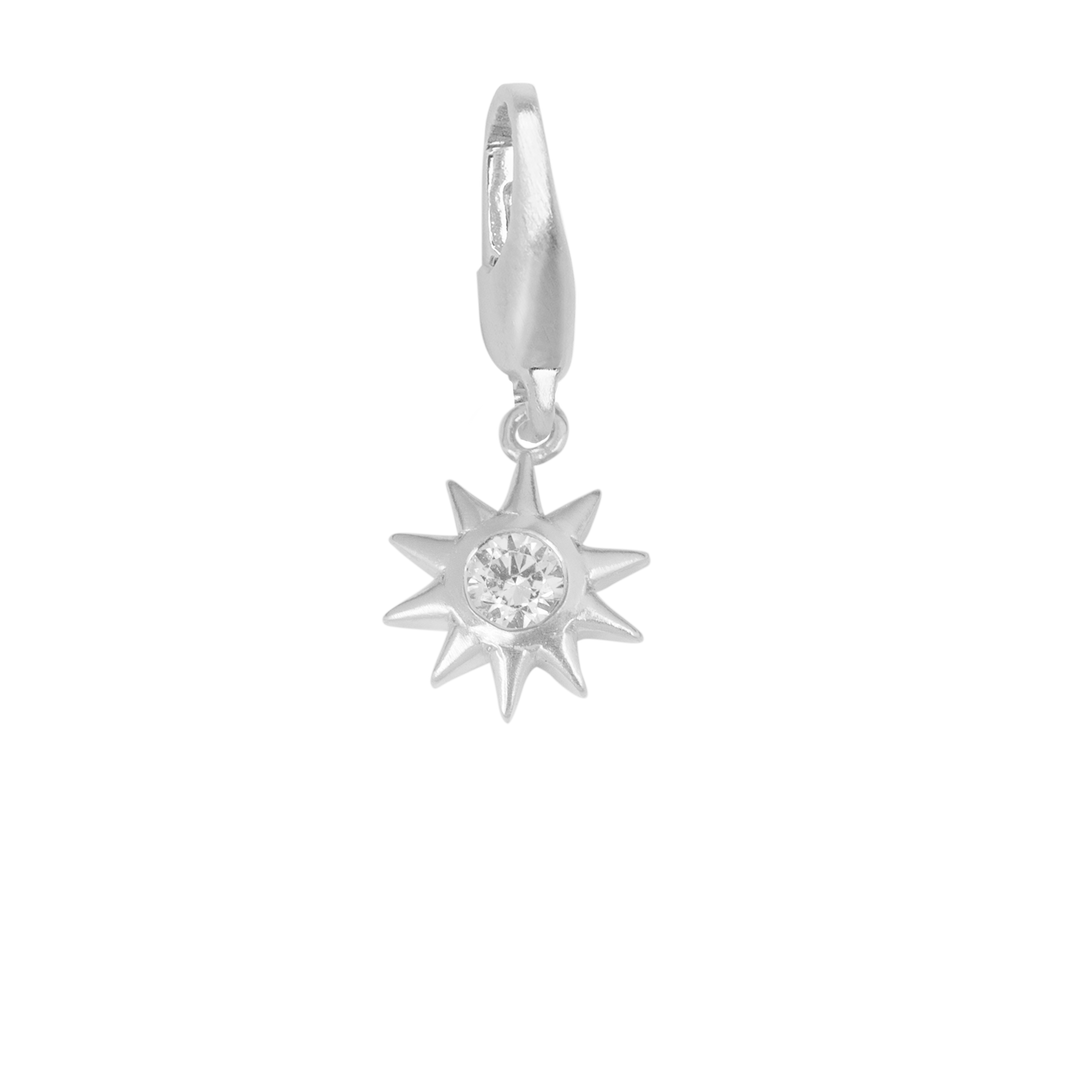 byBiehl - Star Charm i sterling sølv med zirkonia - 7-5217a-r