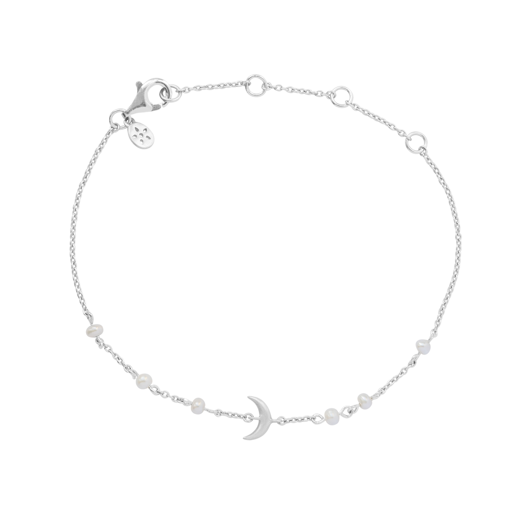 byBiehl - Summer Moon armbånd med ferskvandsperler i sølv - 2-5203wp-r
