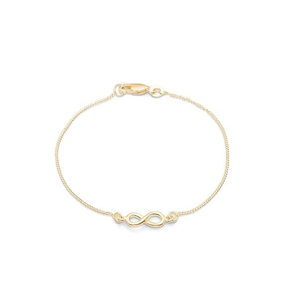Aagaard - Guldbelagt uendeligheds armbånd - 03103250-19