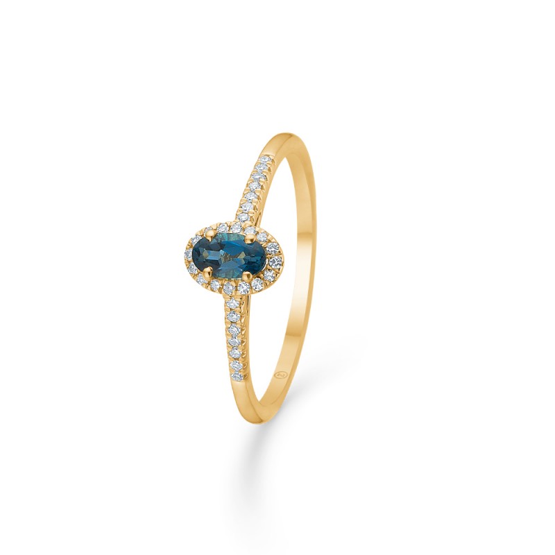 Madeleine 14 karat guld ring med topas - 1546011
