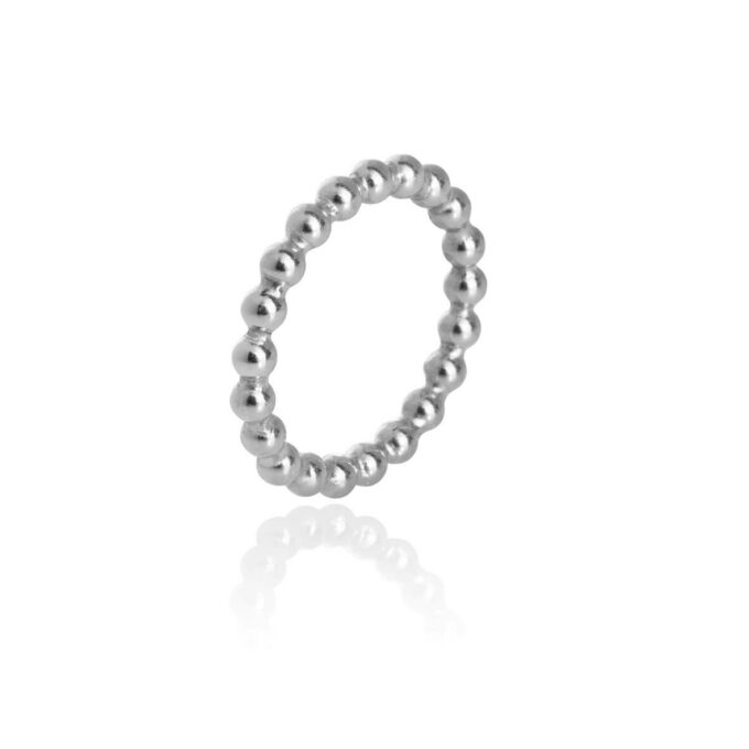 SFB - Klassisk kugle ring i sølv - 1664-1