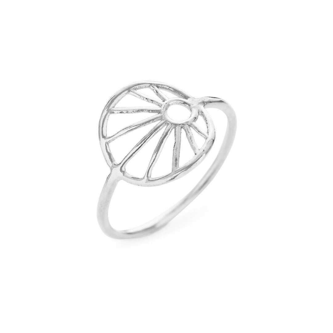 SFB - Ring i sølv med trådmønster - 1695-1