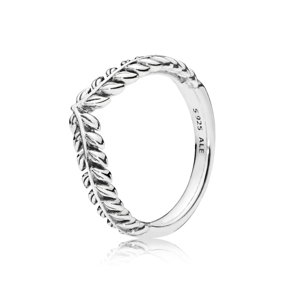 Lively Wish sølv Pandora ring med blade