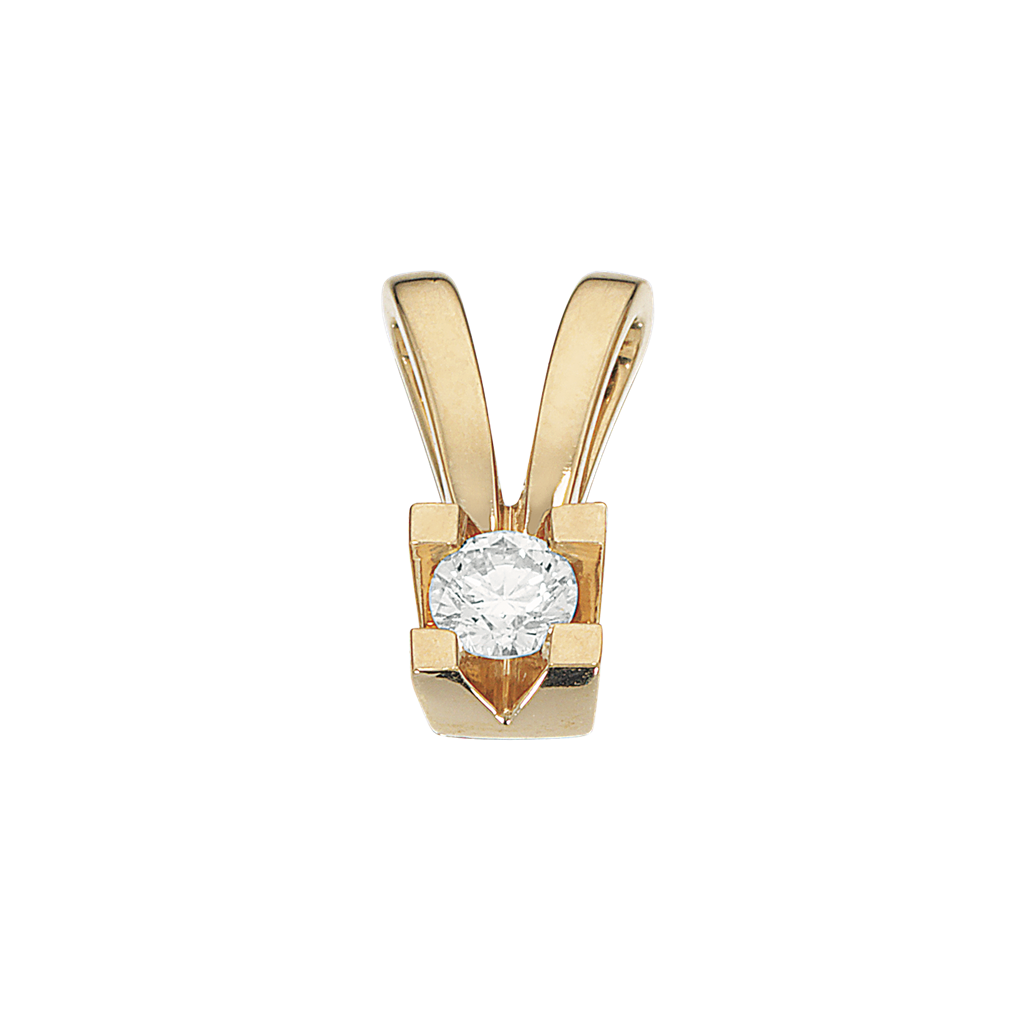 Kleopatra - Vedhæng i 14 karat guld med 0,10ct diamant - 2135,10