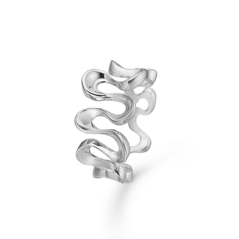 Mads Z - Ribbon ring i sølv - 2140108