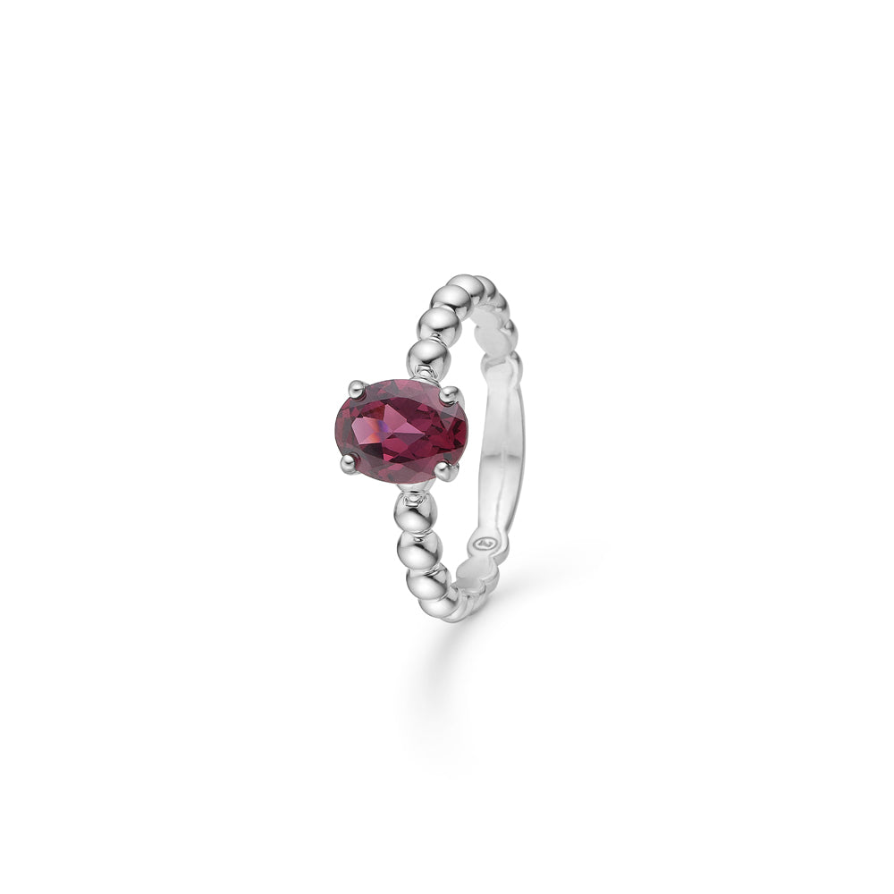Mads Z - Berry sølv ring med granat - 2146092