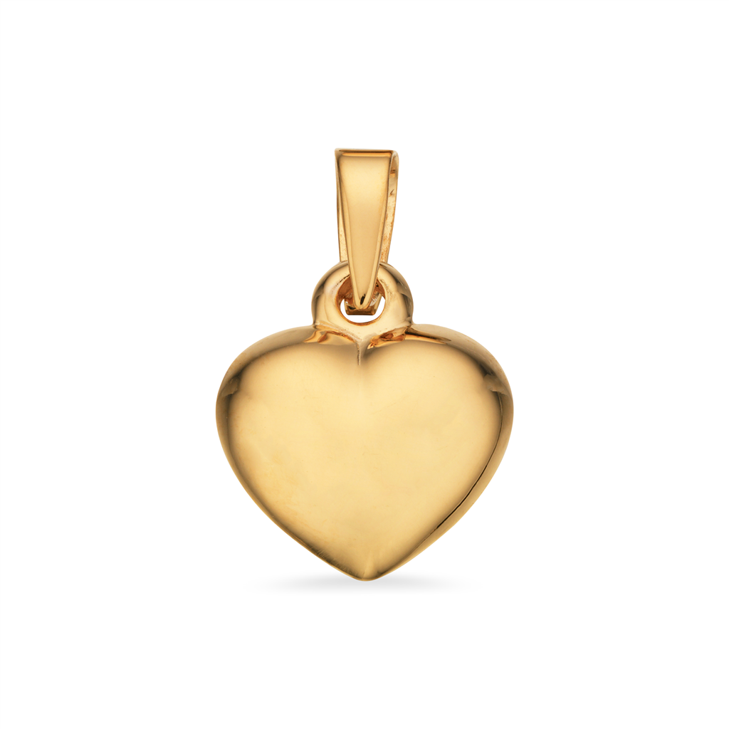 Scrouples - 8kt guld hjerte, 10x11mm - 24033