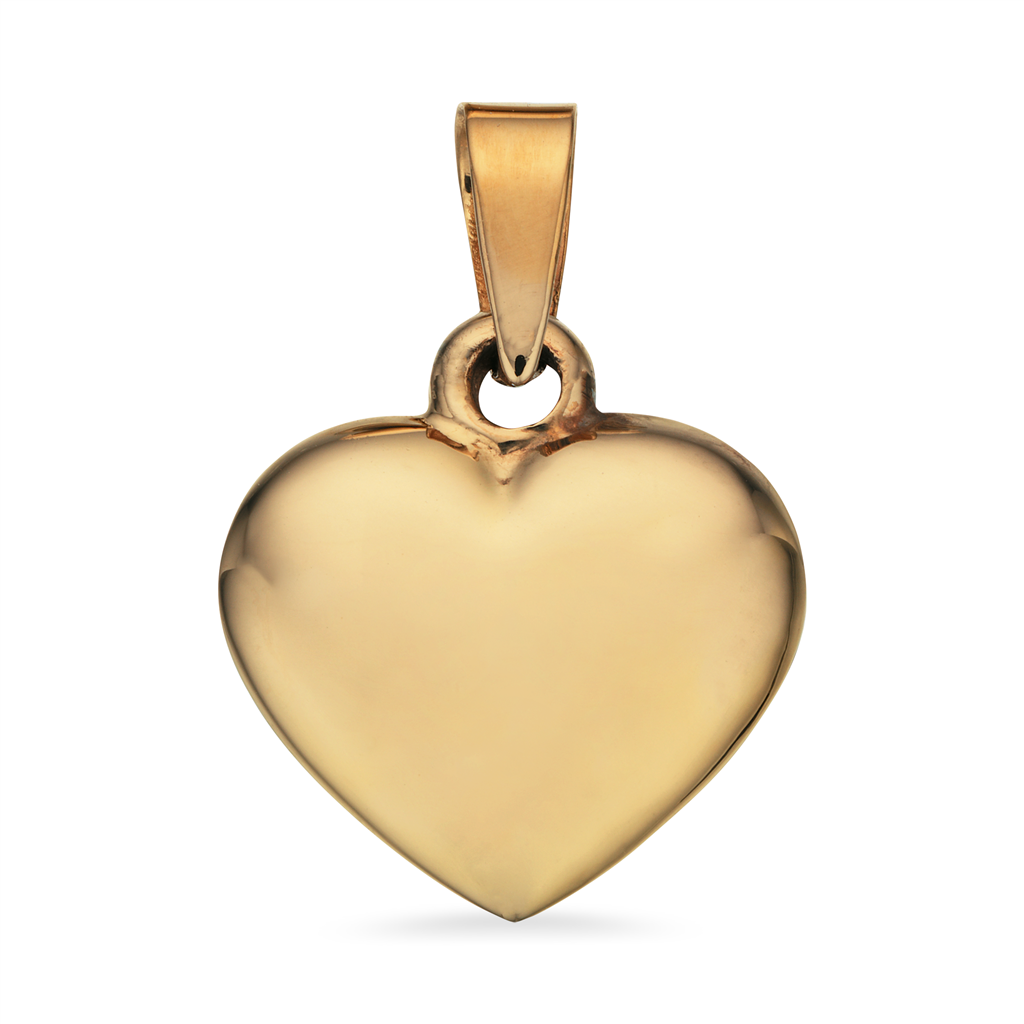 Scrouples -Guld hjerte 14x16mm - 24053
