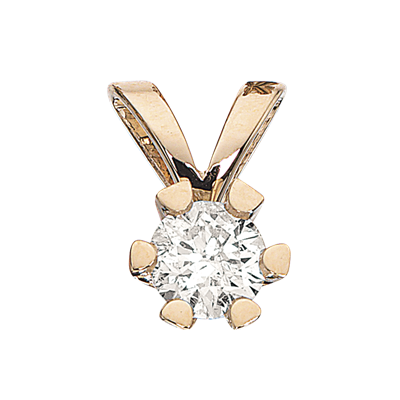 Vida - Guld vedhæng med diamant 0,20ct. - 2813,20