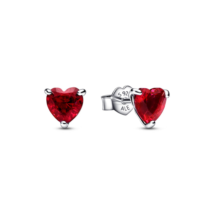 Pandora - Røde hjerte ørestikker - 292549c01