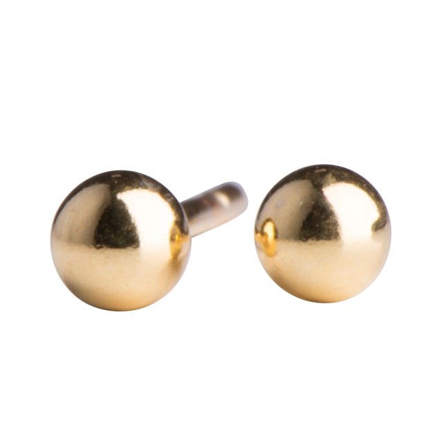 Nordahl - 14 karats guld kugle ørestiker, 6mm - 30310180500
