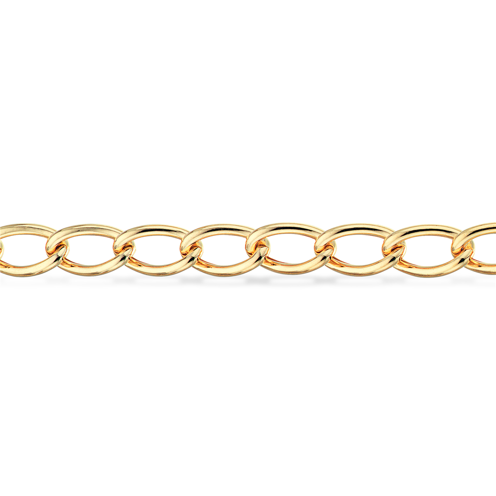 Scrouples - Forgyldt armbånd med åbne led - 38242a,l