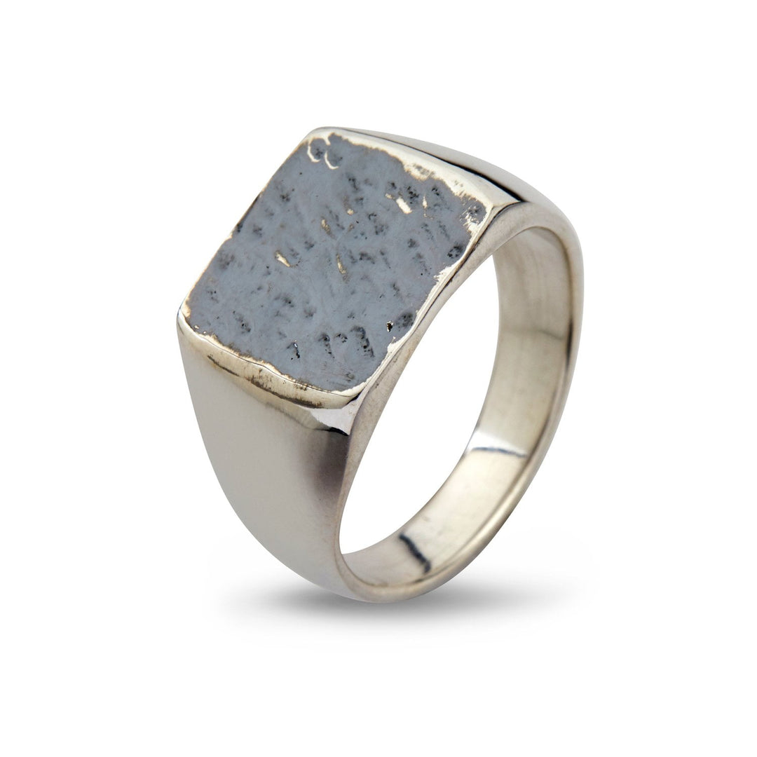 Herrering med hamret top -50110190f