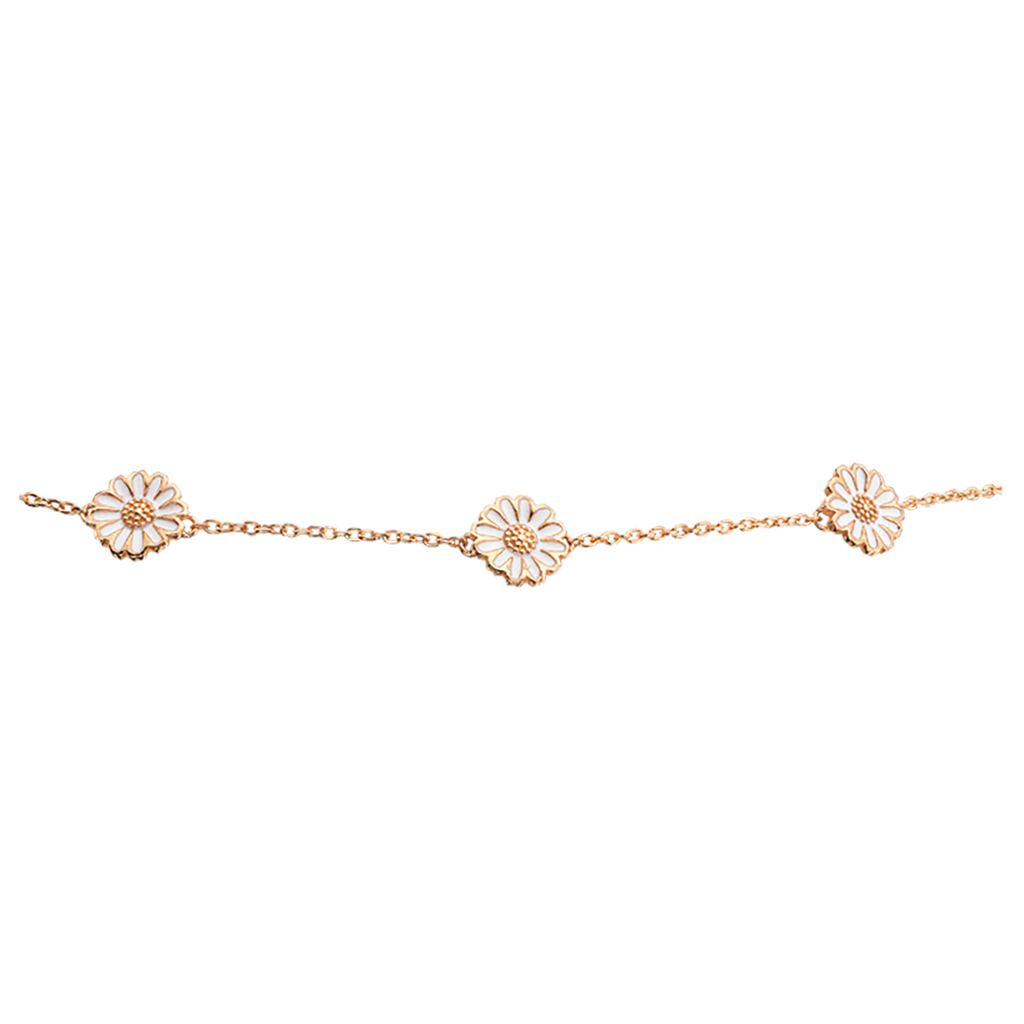 Scrouples - Børne marguerit armbånd i guldbelagt sølv - 671762