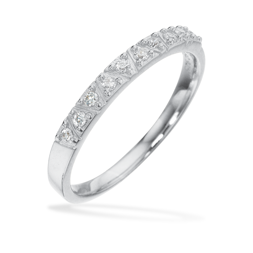 Scrouples - Soho Sølv ring med zirkonia - 726442