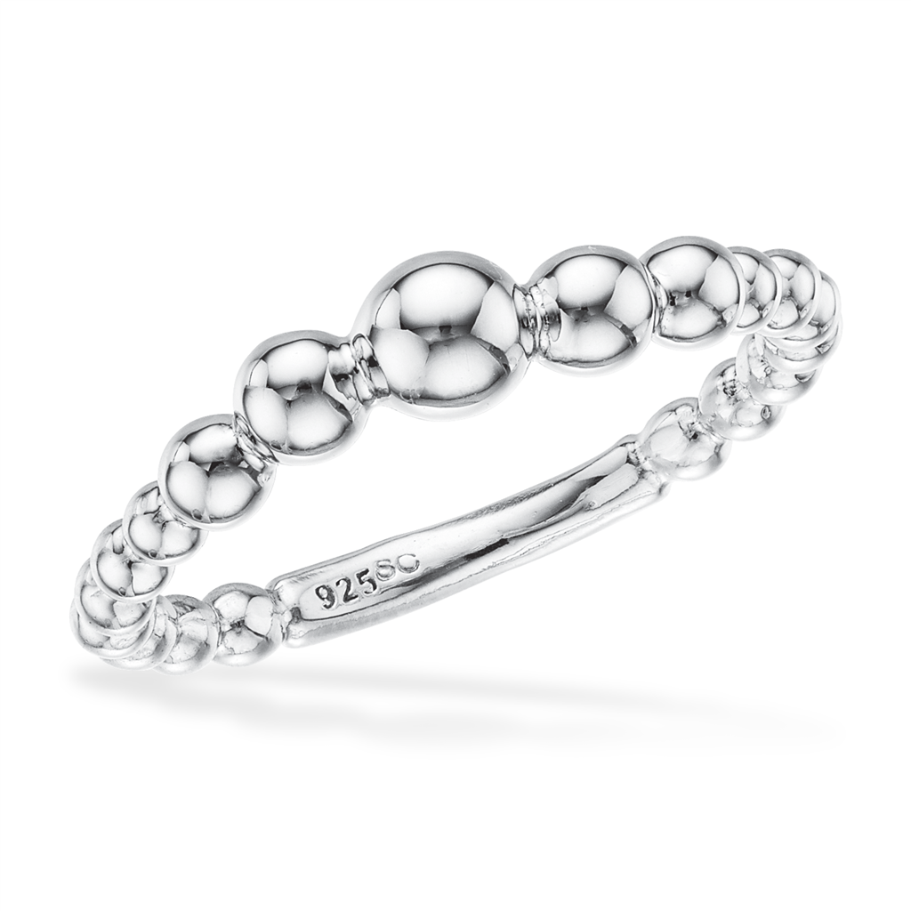 Scrouples - Sølv ring med kugler - 728292