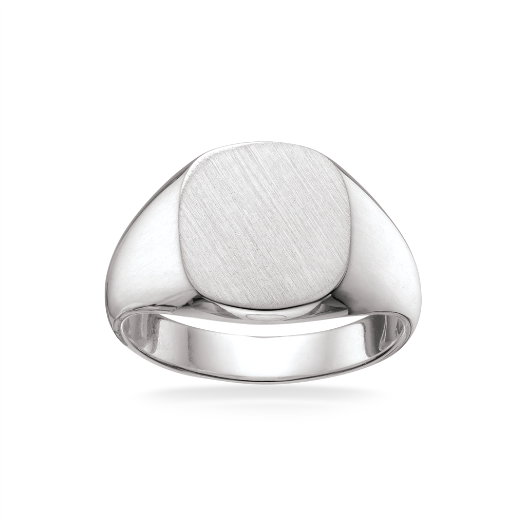 Scrouples - Sølv herre ring med plade - 791362