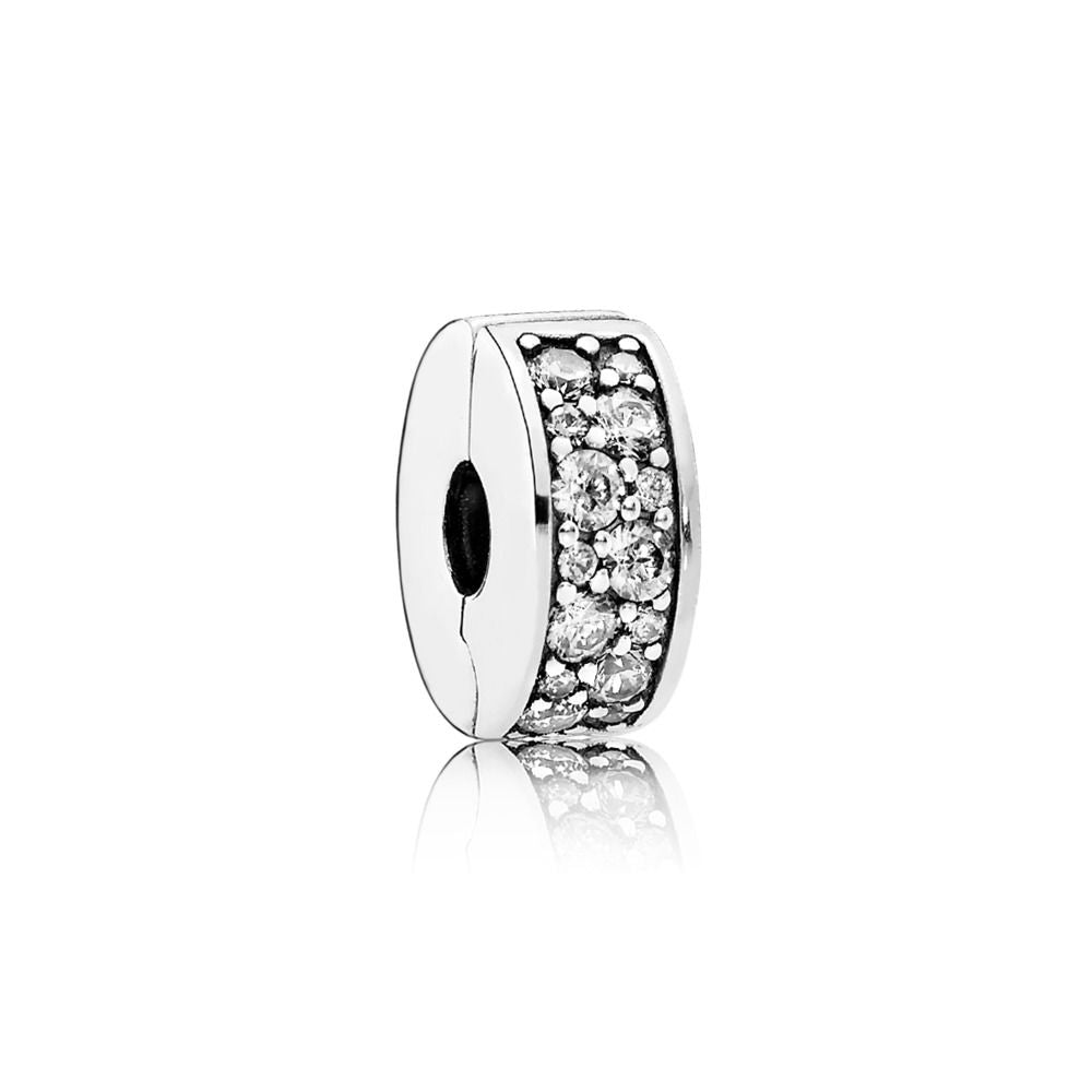 pandora Shining Elegance klemmeled lås sølv