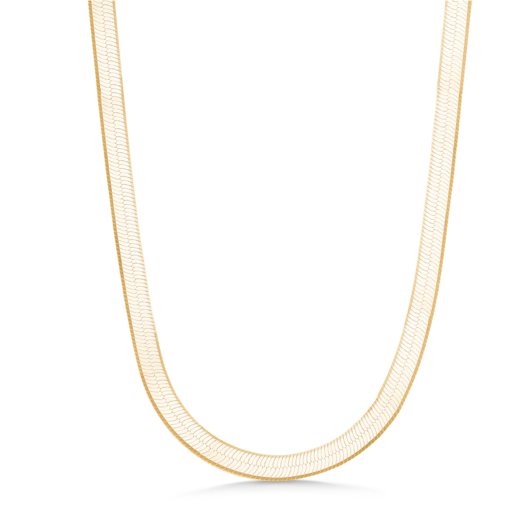 Studio Z - Cobra sildebens halskæde i guldbelagt sølv - 7220318