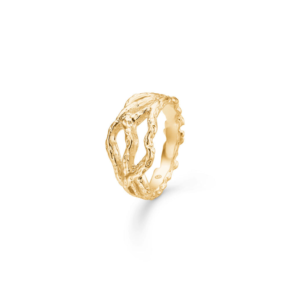Studio Z - Origin 18 karat forgyldt sølv ring - 7240803
