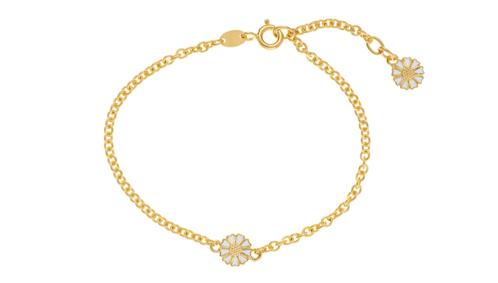 Lund Copenhagen - Marguerit armbånd i forgyldt - 90107019-m