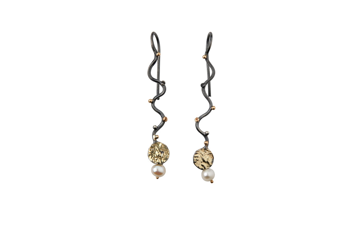 BY Birdie Grace Coin ørering med perle-50801293p