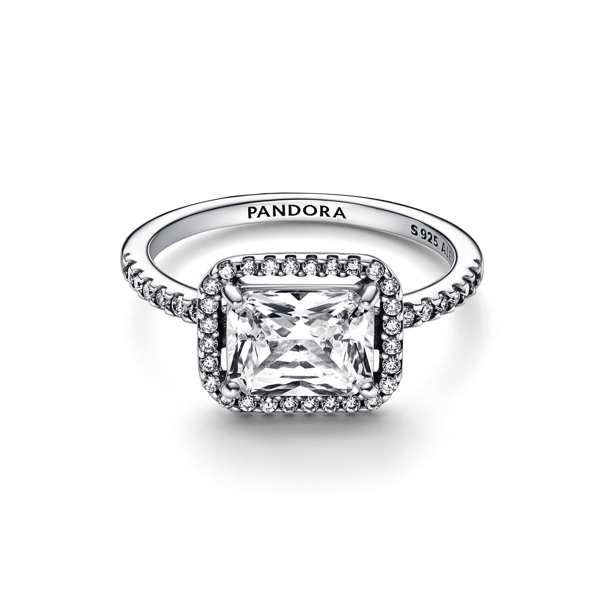 Pandora - Sølv ring med stor stn - Pandora forhandler i Horsens Lind