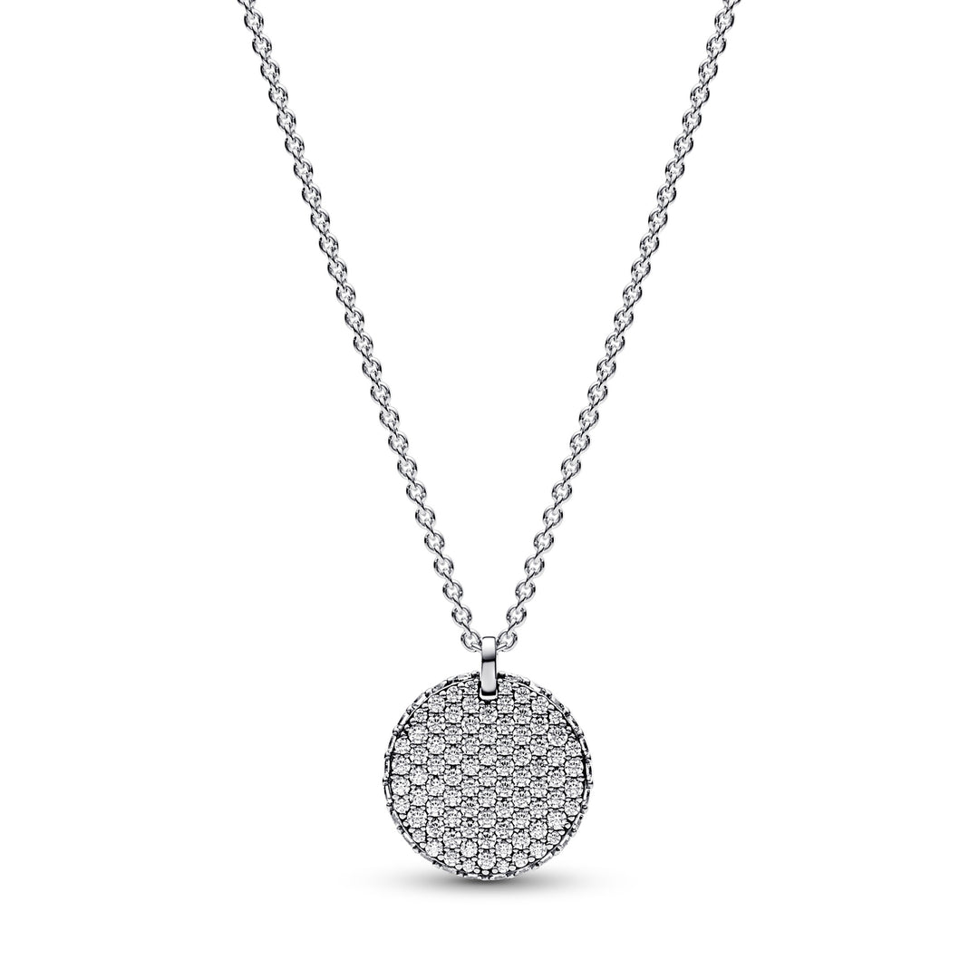 Pandora - Timeless pavé halskæde i sølv - 392632c01