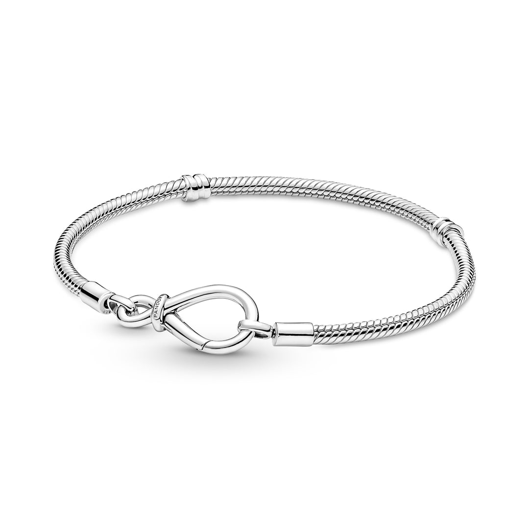 Pandora - Uendeligheds knude armbånd i sølv - 590792c00