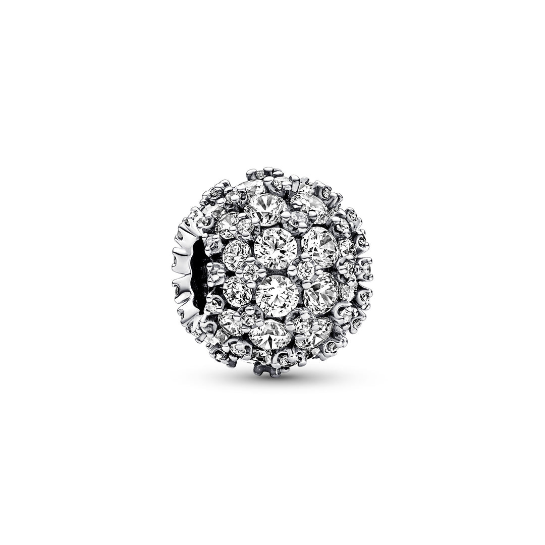 Pandora - Funklende rund pavé charm - 792630c01