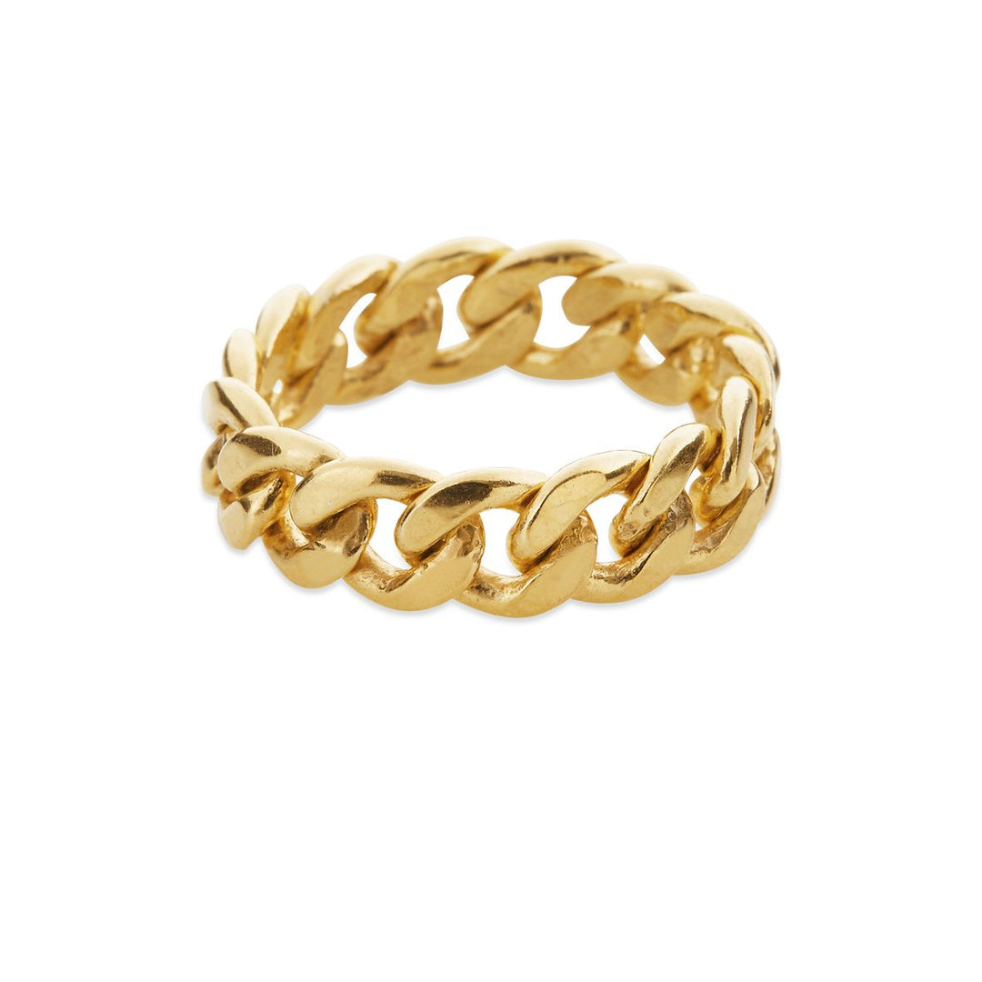 SFB - Sølv forgyldt panser ring - 1688-21